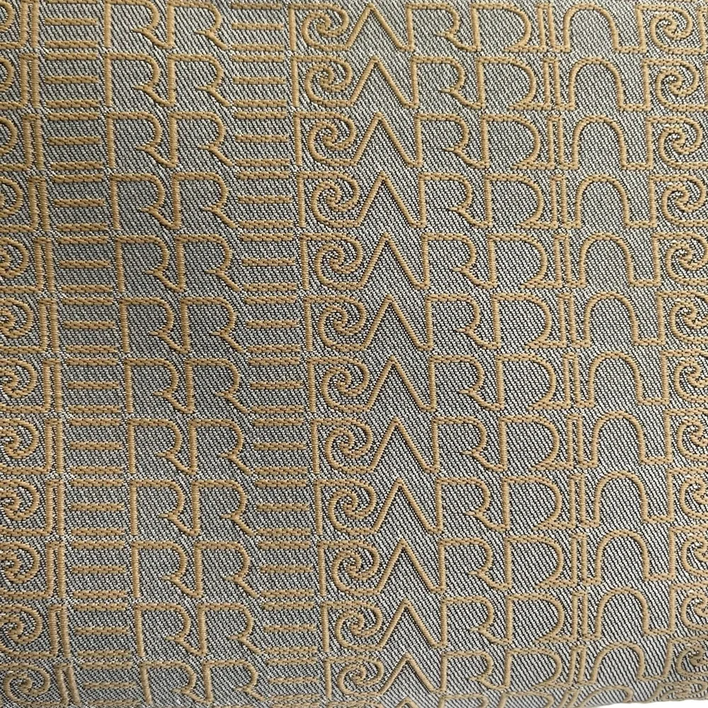 Vintage 80s Pierre Cardin Monogram Logo Clutch Bag